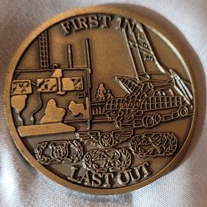 Vintage  821st challenge coin Alpha Omega